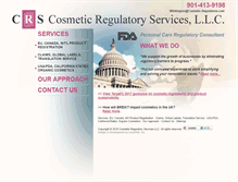 Tablet Screenshot of cosmetic-regulations.com
